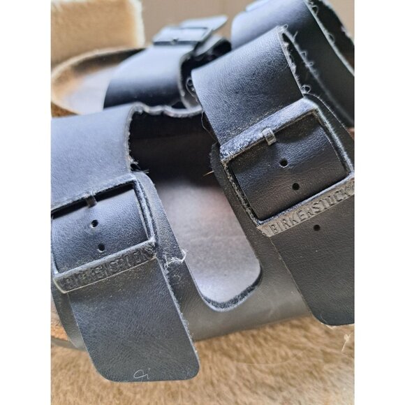 Birkenstock Arizona 2 Strap Slide Sandals Black Size 41 (10-10.5) - Picture 11 of 14